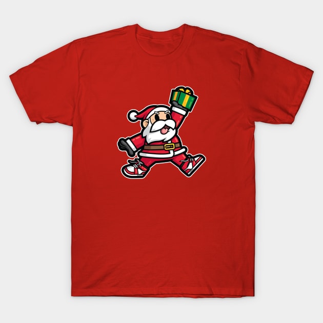 Jumpkid Santa T-Shirt by oktobear